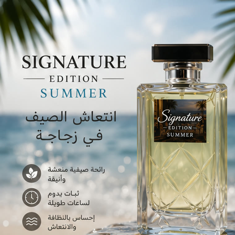 Signature Edition Summer على شاطئ
